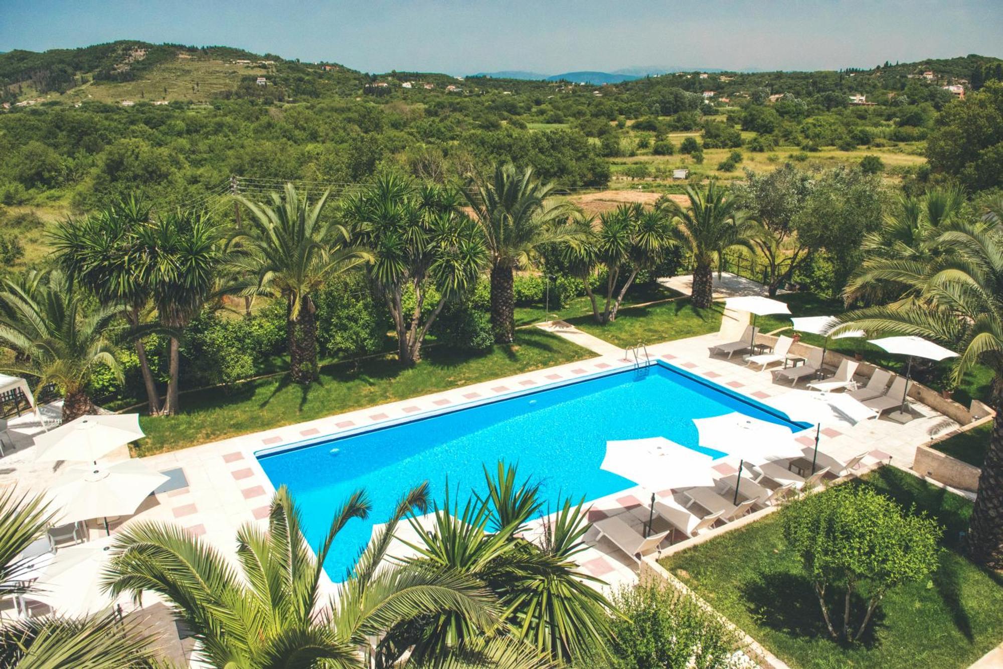 The Palm Garden - Idyllic Pool Apartments In A Green Oasis Ermones Eksteriør bilde